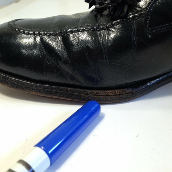 Vintage Florsheim Imperial Men\'s Black Dress Shoes 8.5 D Tassel Loafers 766502 main image 8